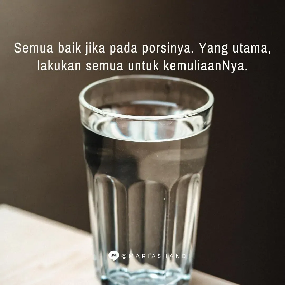 Memuliakan Tuhan dalam Konsistensi